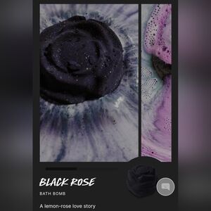 FREE W/ $50 PURCHASE Lush Black Rose Bath Bomb